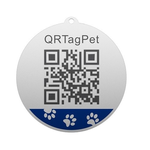 Pet QR Tag Code Name ID Dog Cat